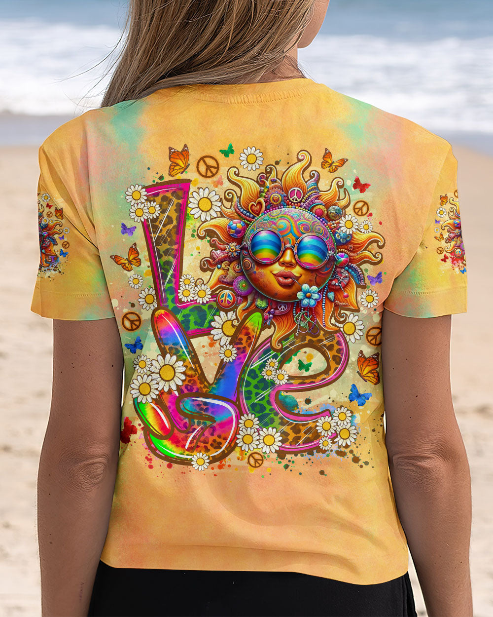 PEACE LOVE SUN ALL OVER PRINT - TLNO0612242