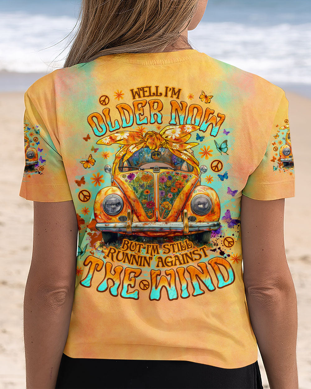 RUNNING AGAINST THE WIND CAR TIE DYE ALL OVER PRINT - TLNO0702251