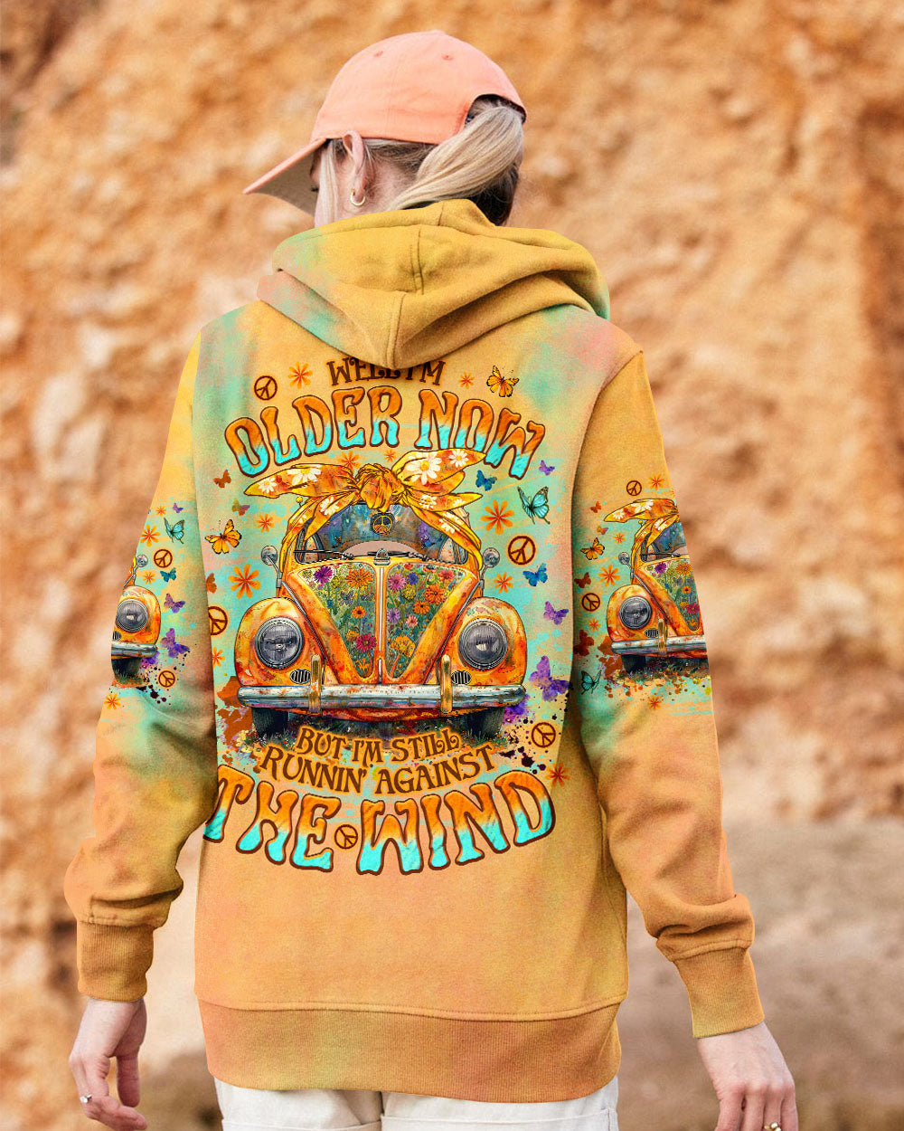 RUNNING AGAINST THE WIND CAR TIE DYE ALL OVER PRINT - TLNO0702251