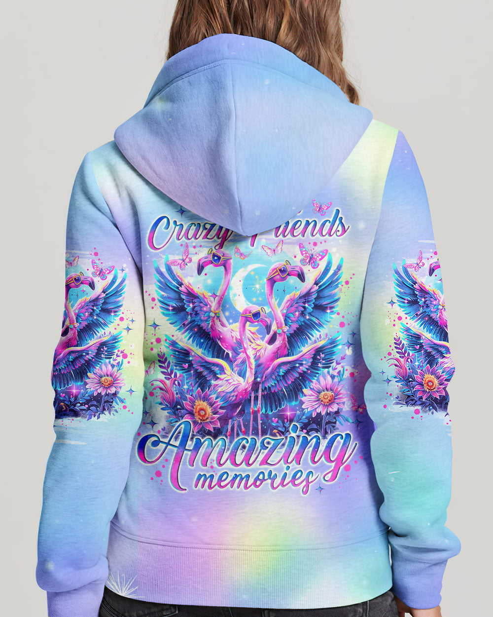 GOOD TIMES CRAZY FRIEND FLAMINGO ALL OVER PRINT - TLNO0705242