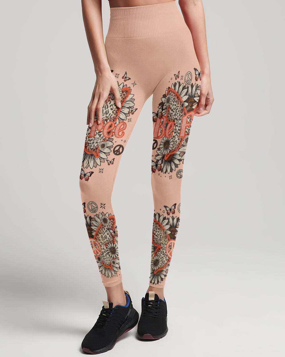 BE FREE LEOPARD BUTTERFLY ALL OVER PRINT - TLNO0707231