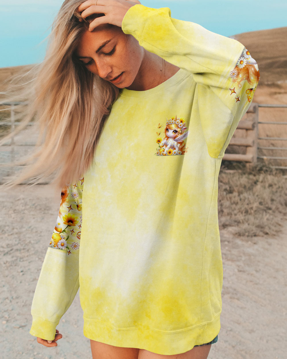 I BELIEVE THERE ARE ANGELS AMONG US UNICORN ALL OVER PRINT - TLNO0707251