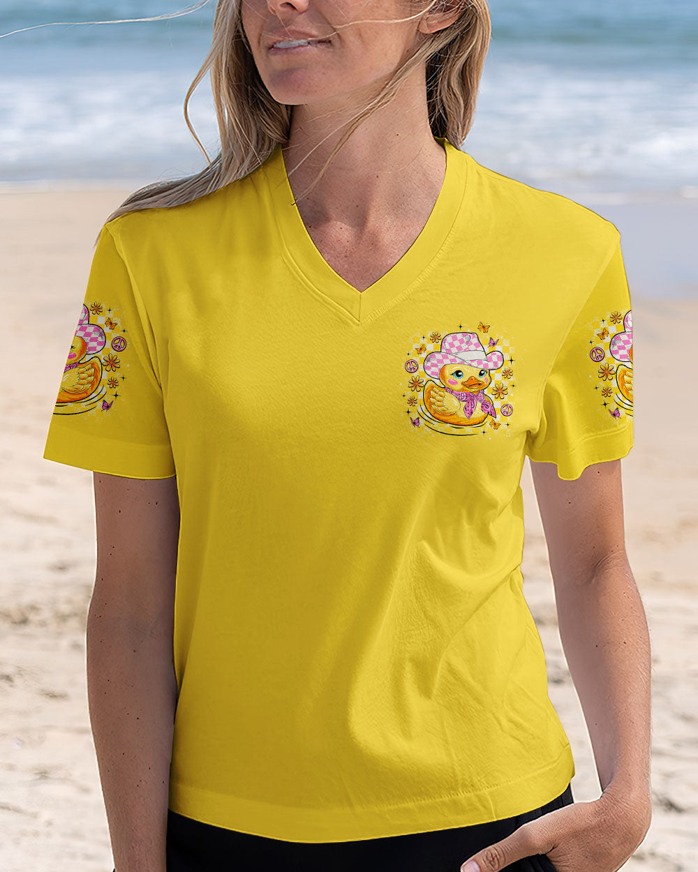 I'M NOT SHORT DUCK ALL OVER PRINT - TLNO0708251