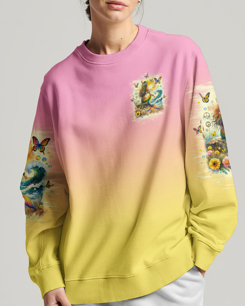 SPIRIT OF A MERMAID SUNSET ALL OVER PRINT - TLNO0712231