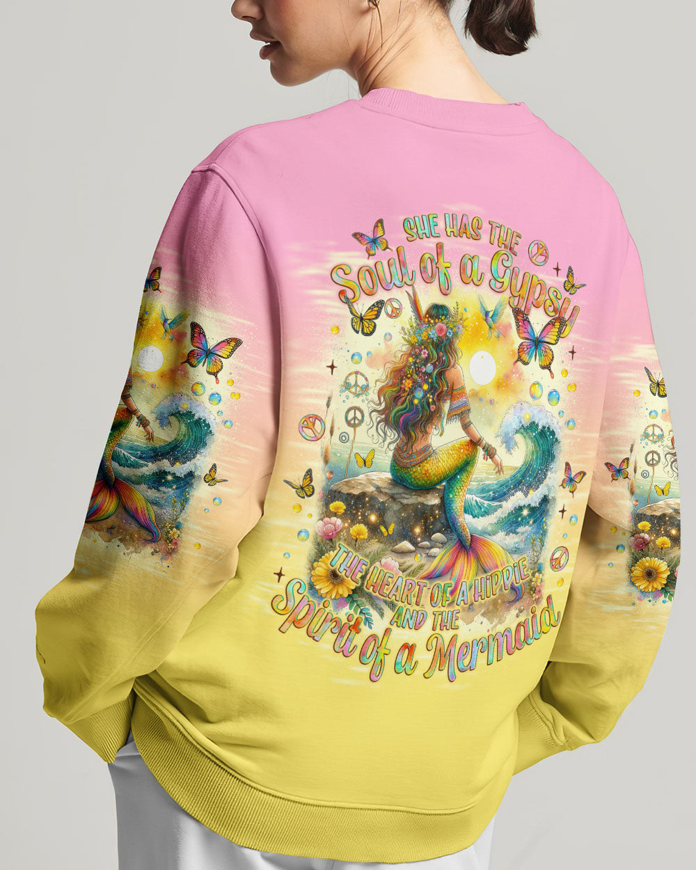 SPIRIT OF A MERMAID SUNSET ALL OVER PRINT - TLNO0712231
