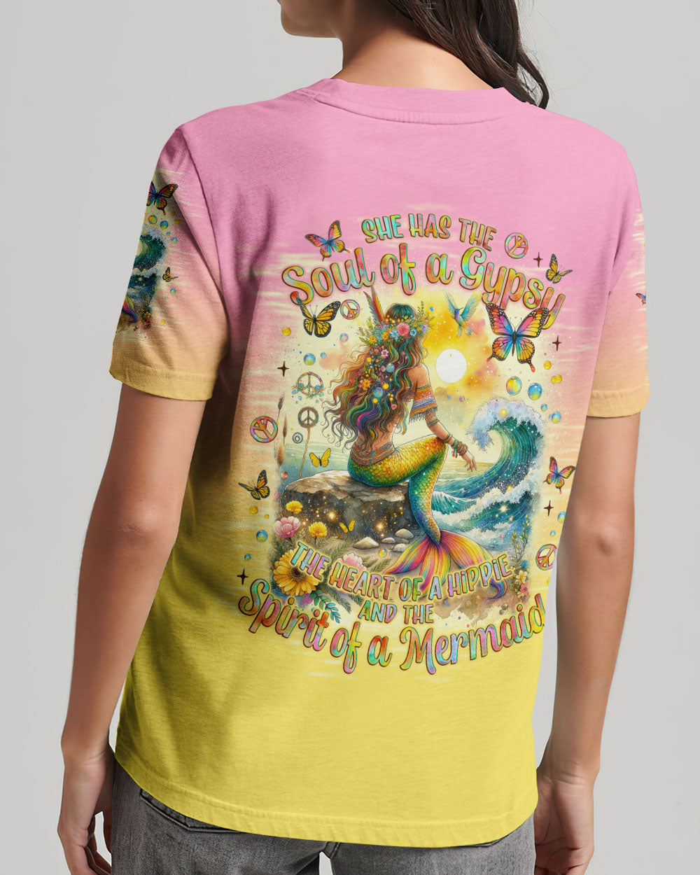 SPIRIT OF A MERMAID SUNSET ALL OVER PRINT - TLNO0712231