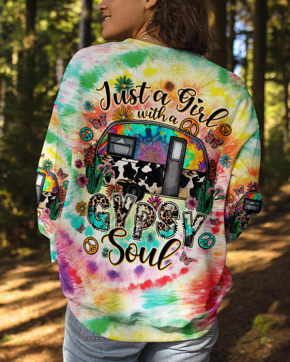 JUST A GIRL WITH A GYPSY SOUL ALL OVER PRINT - TLNO0811241