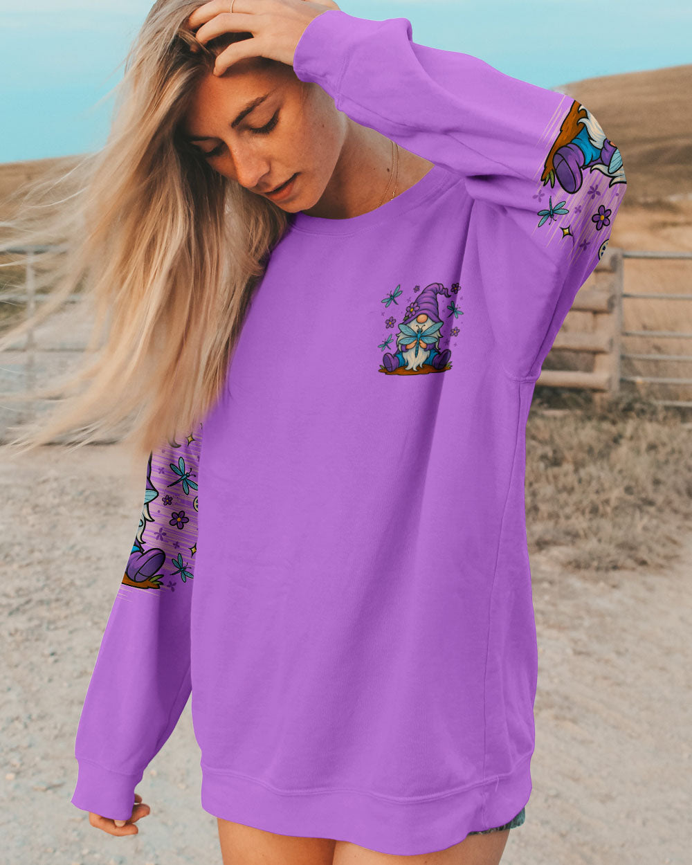 WHISPER WORDS OF WISDOM LET IT BE GNOME ALL OVER PRINT  - TLNO0811252