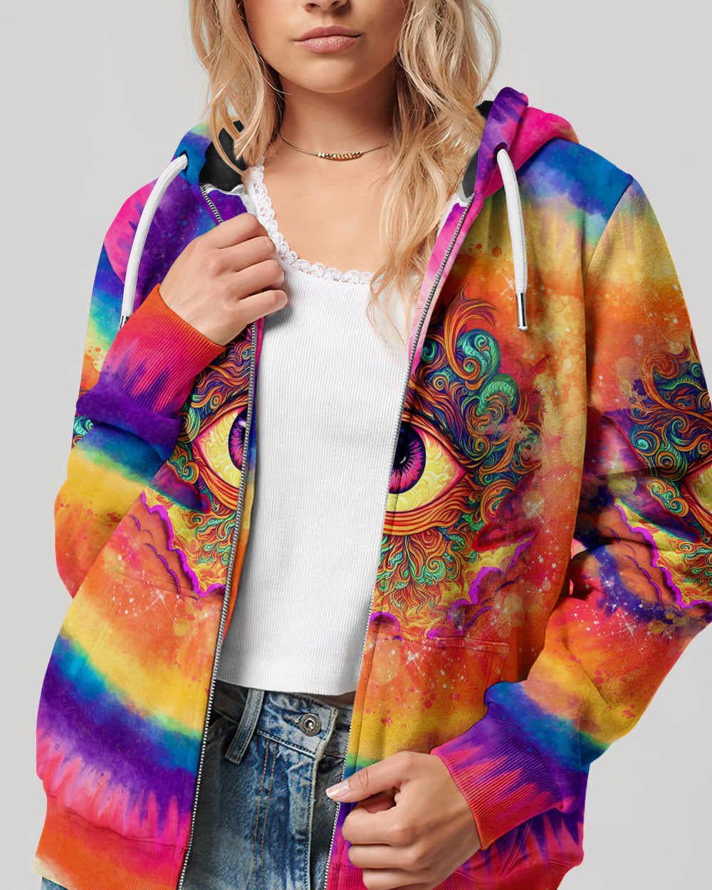 THE EYES ARE USELESS WHEN THE MIND IS BLIND TIE DYE ALL OVER PRINT - TLNO0909231