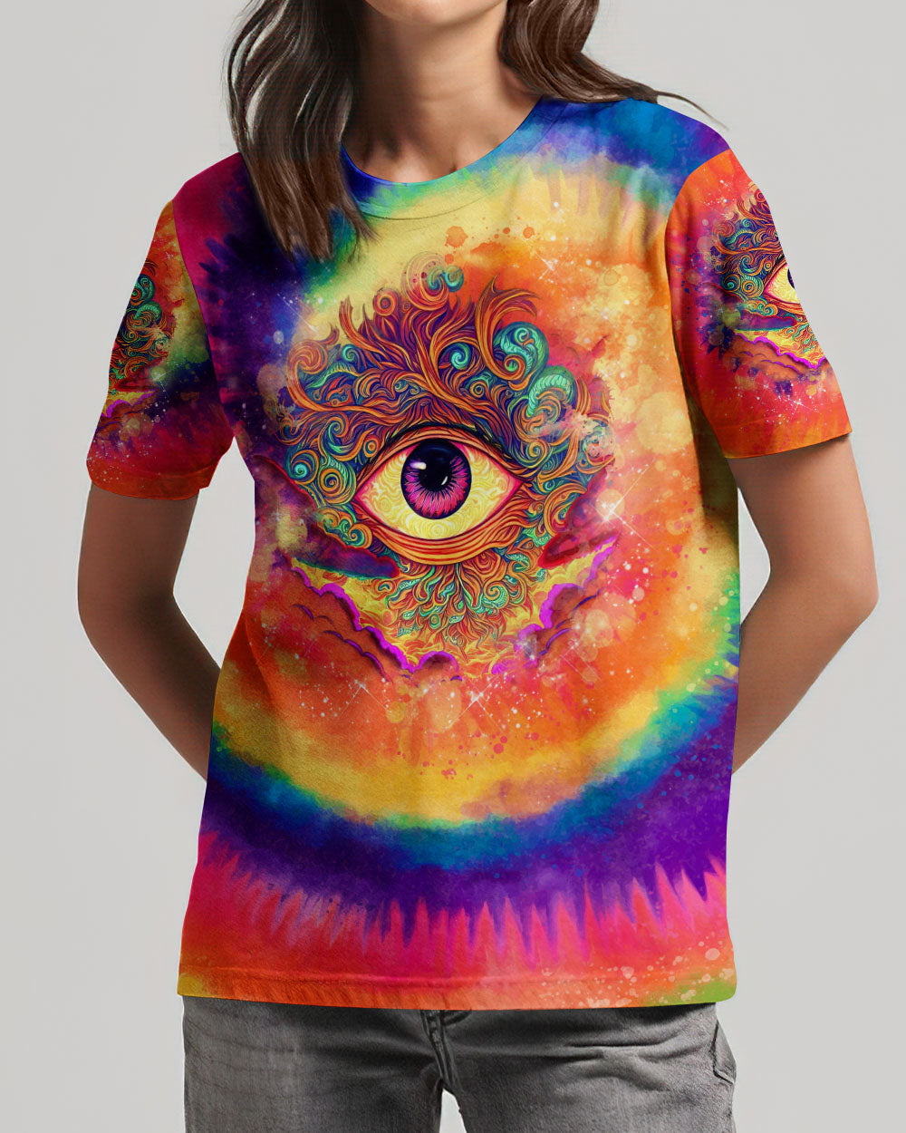 THE EYES ARE USELESS WHEN THE MIND IS BLIND TIE DYE ALL OVER PRINT - TLNO0909231
