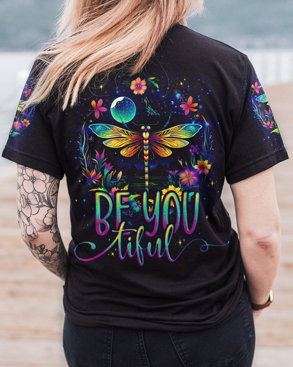 BE YOU TIFUL DRAGONFLY ALL OVER PRINT - TLNO0910231