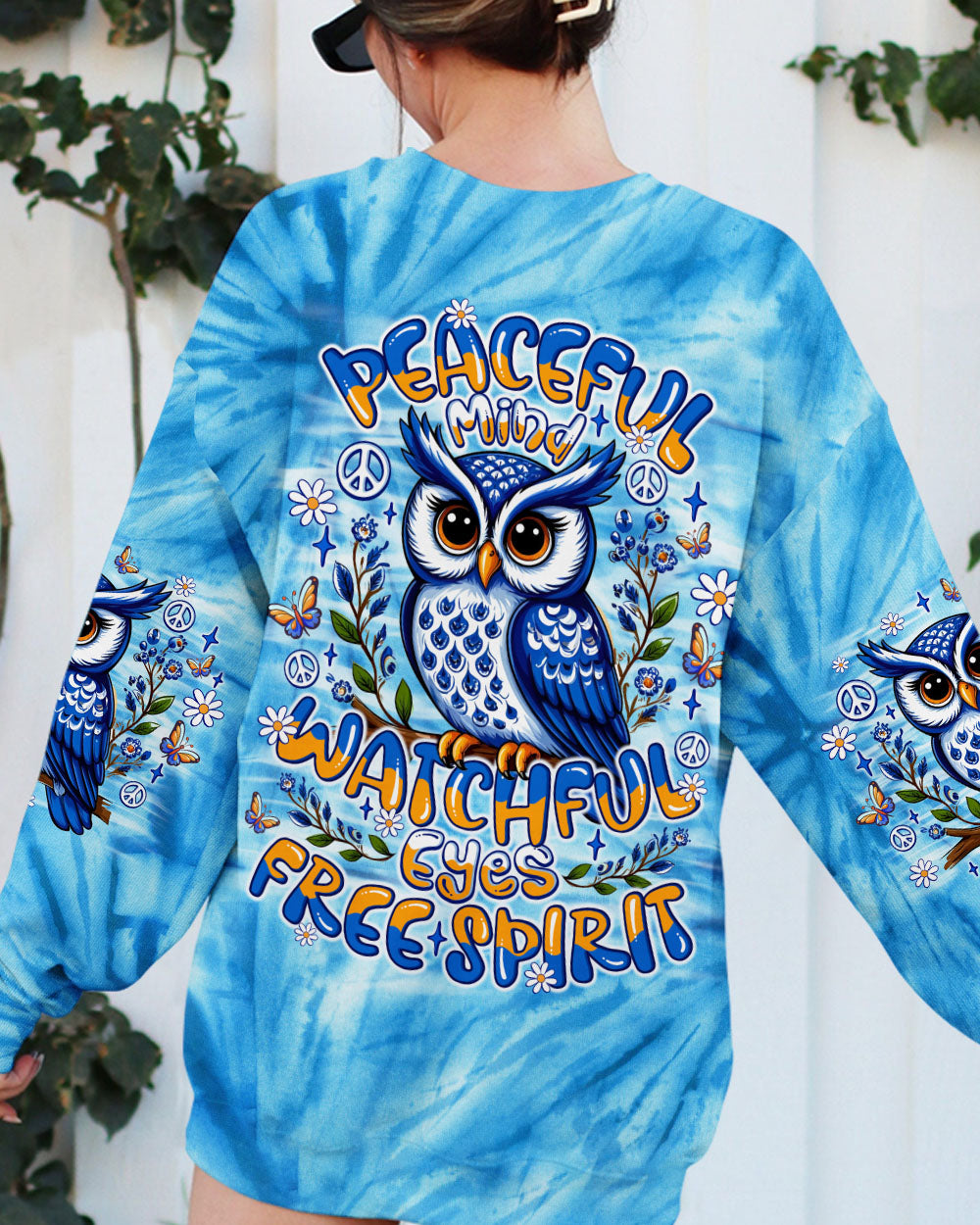 PEACEFUL MIND OWL ALL OVER PRINT - TLNO1007252