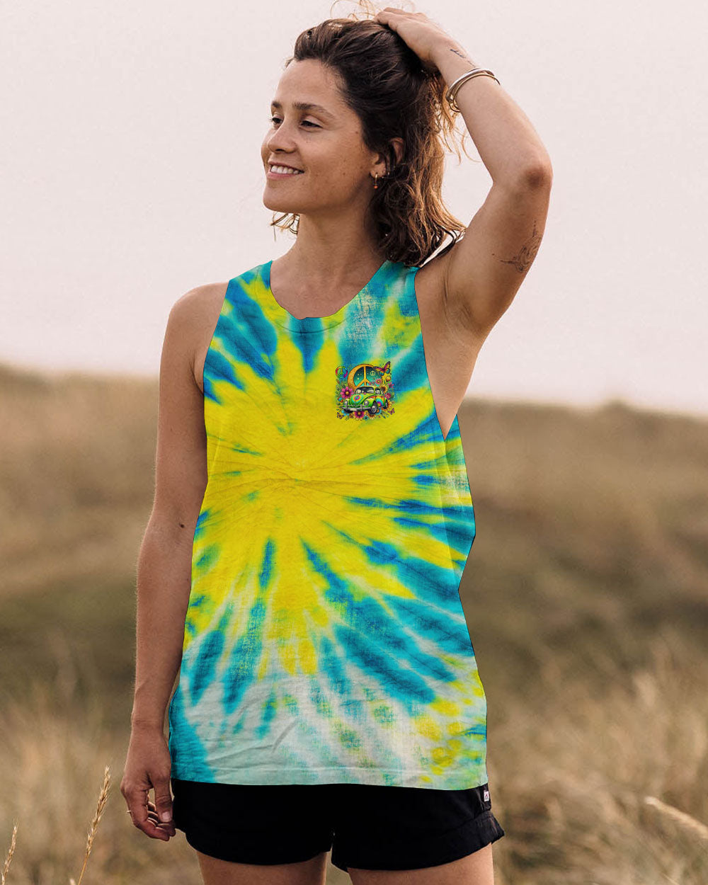 RUNNING AGAINST THE WIND TIE DYE ALL OVER PRINT - TLNO1008242