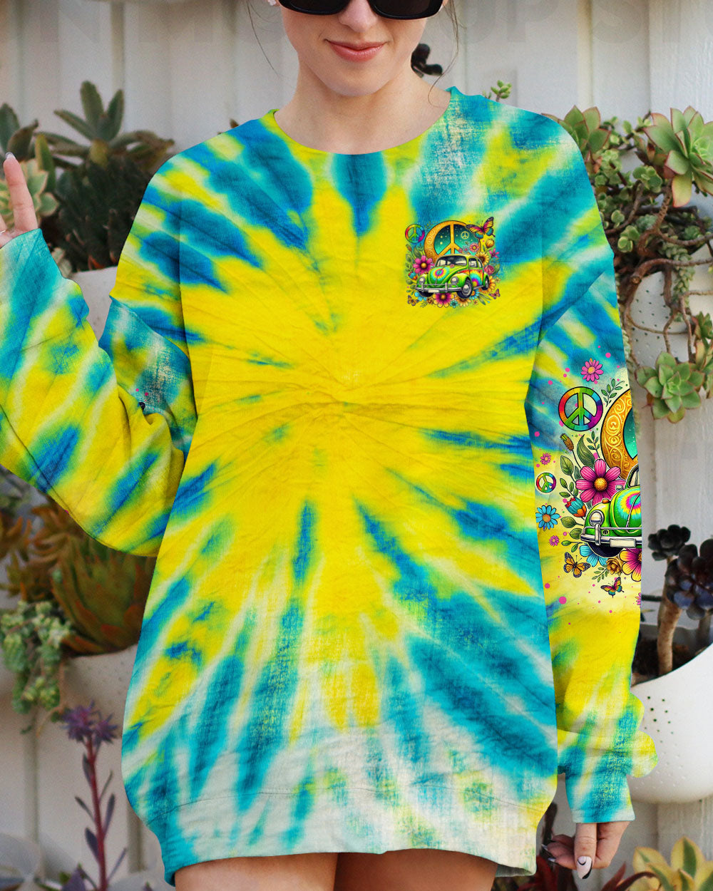 RUNNING AGAINST THE WIND TIE DYE ALL OVER PRINT - TLNO1008242