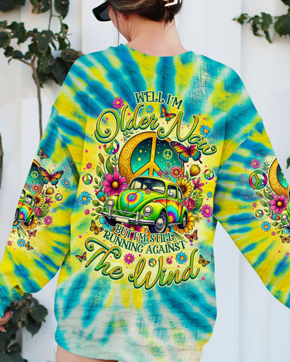 RUNNING AGAINST THE WIND TIE DYE ALL OVER PRINT - TLNO1008242