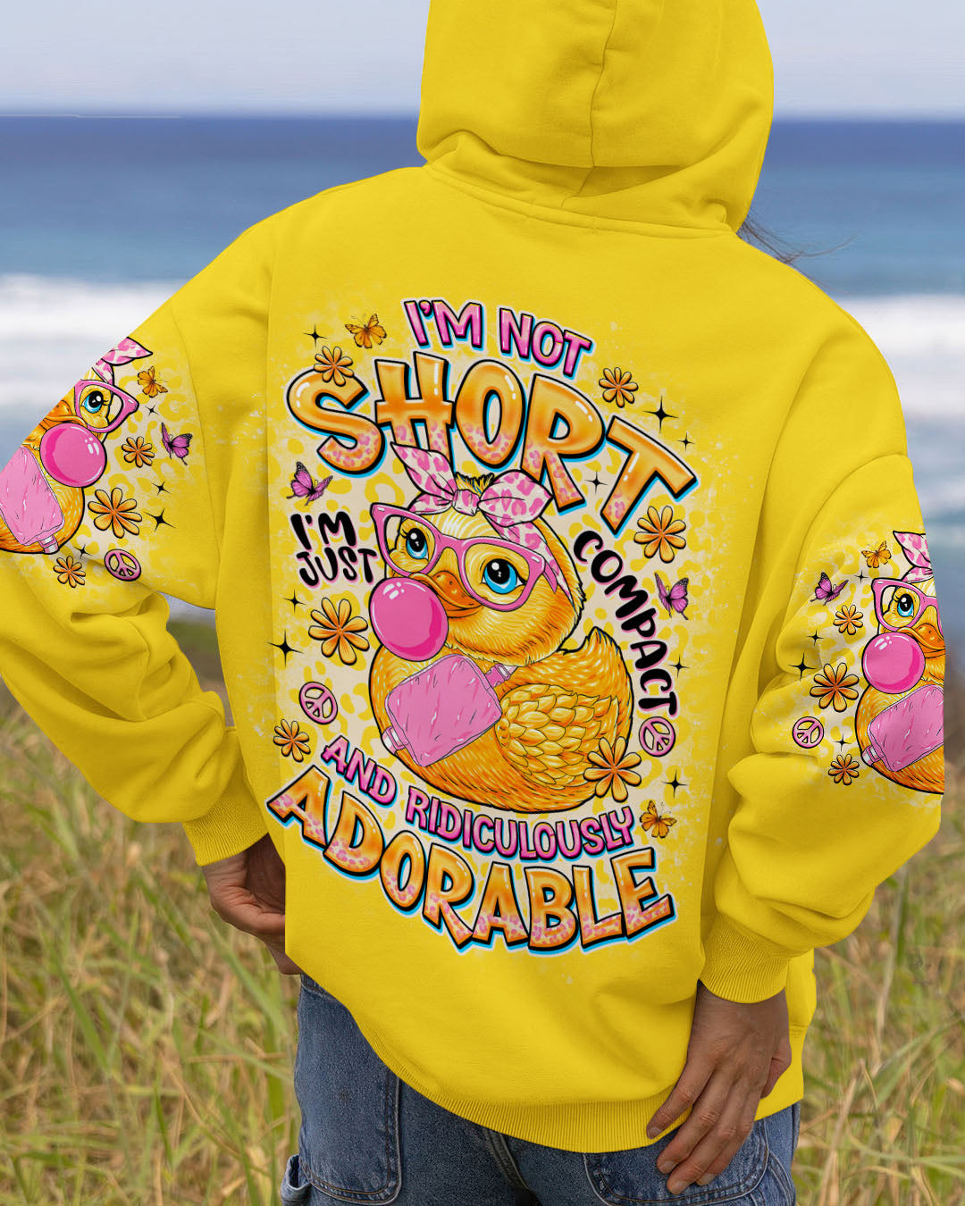 I'M NOT SHORT DUCK ALL OVER PRINT - TLNO1009252