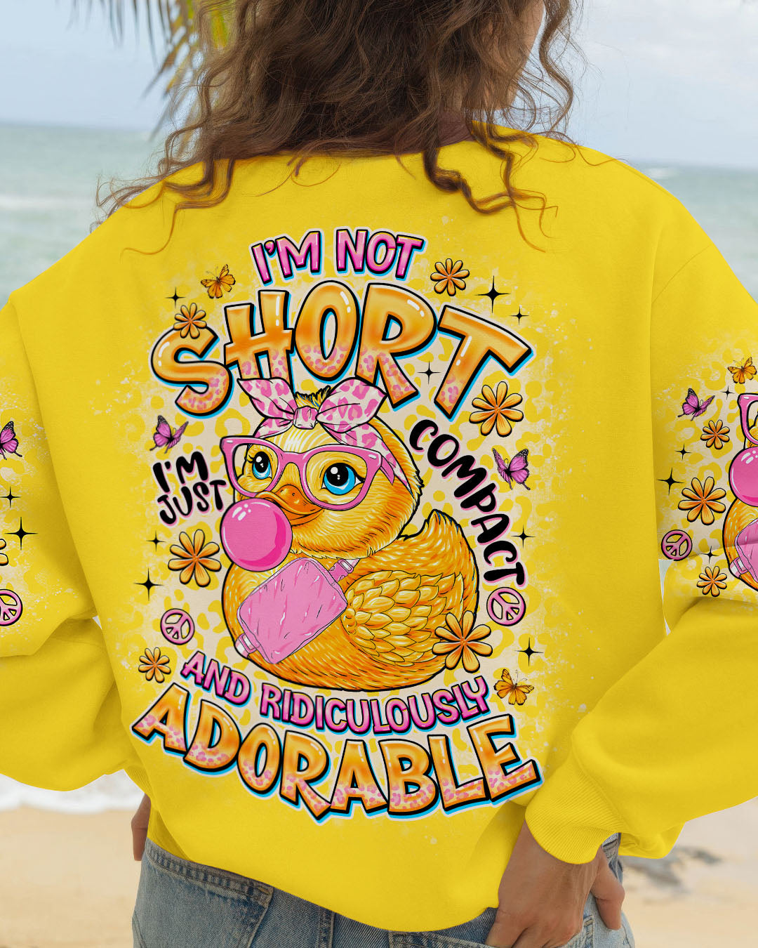 I'M NOT SHORT DUCK ALL OVER PRINT - TLNO1009252