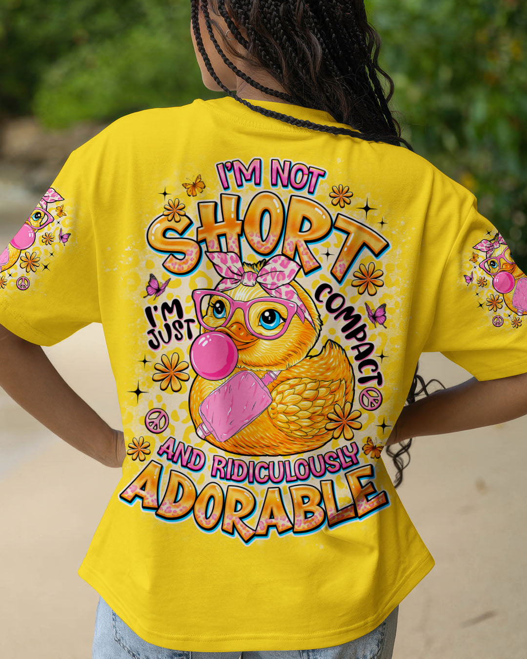 I'M NOT SHORT DUCK ALL OVER PRINT - TLNO1009252