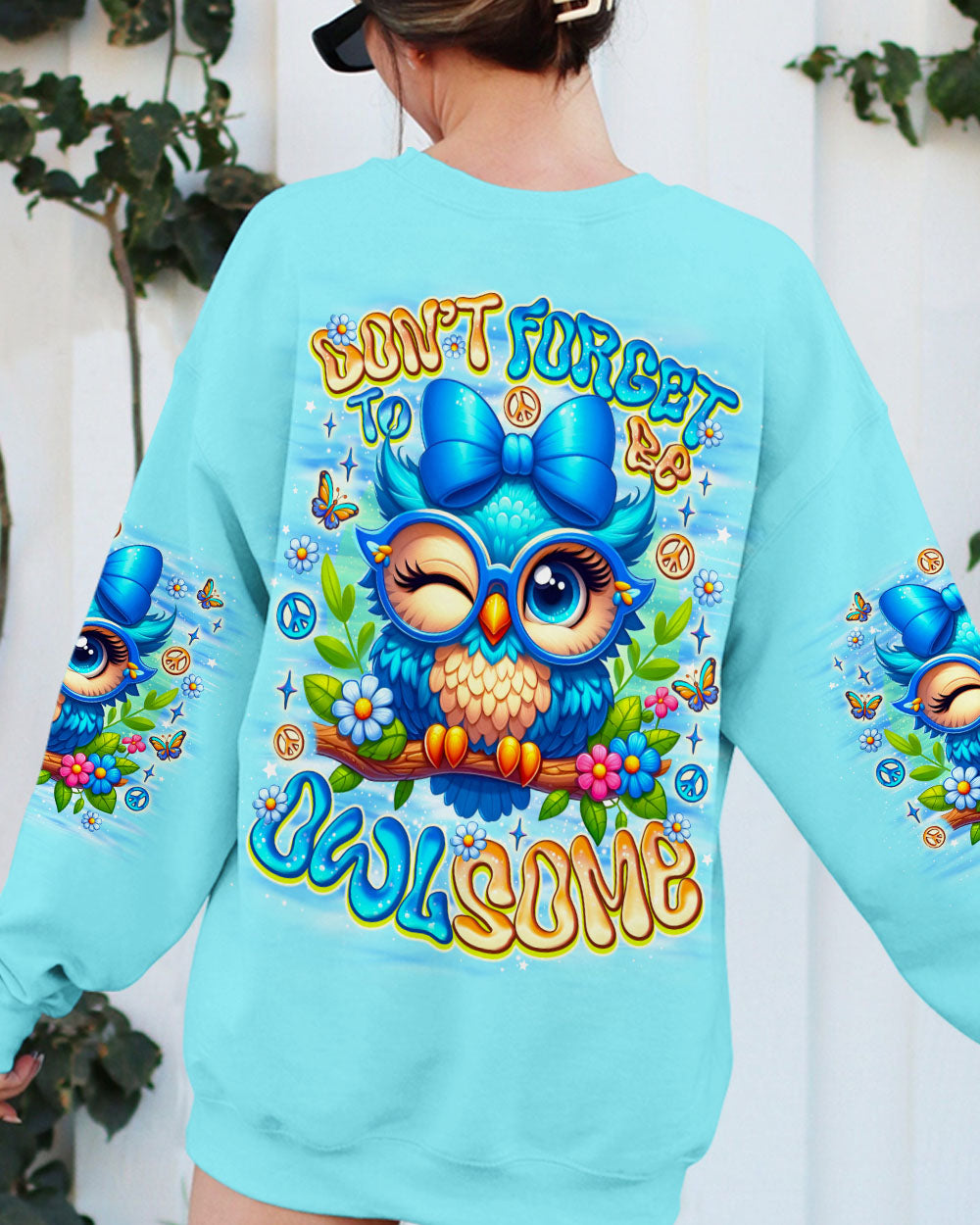 DON'T FORGET TO BE OWLSOME ALL OVER PRINT - TLNO1107251