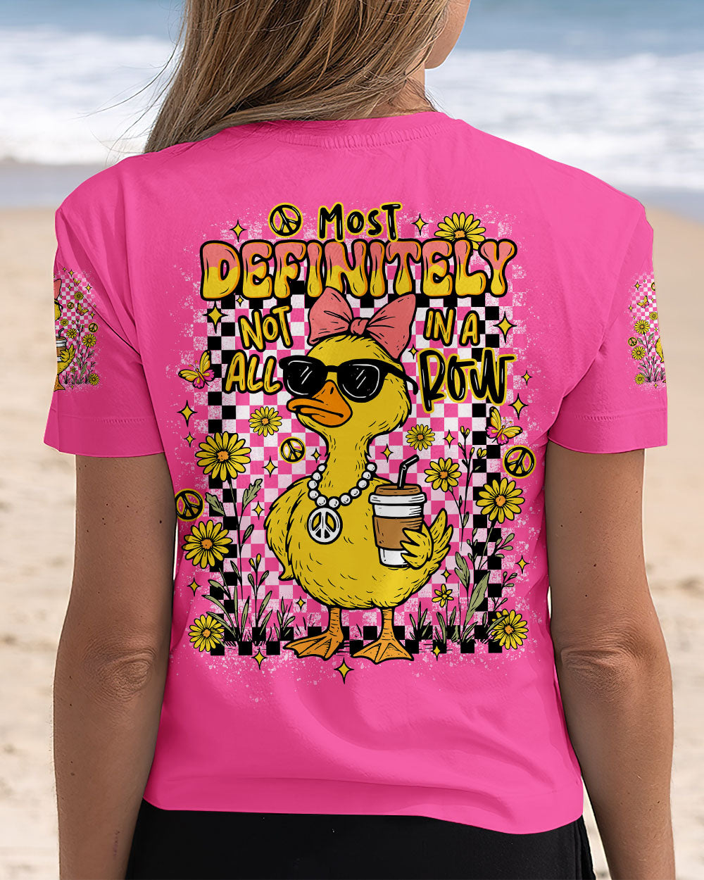 MOST DEFINITELY NOT ALL IN A ROW DUCK ALL OVER PRINT  - TLNO1108251