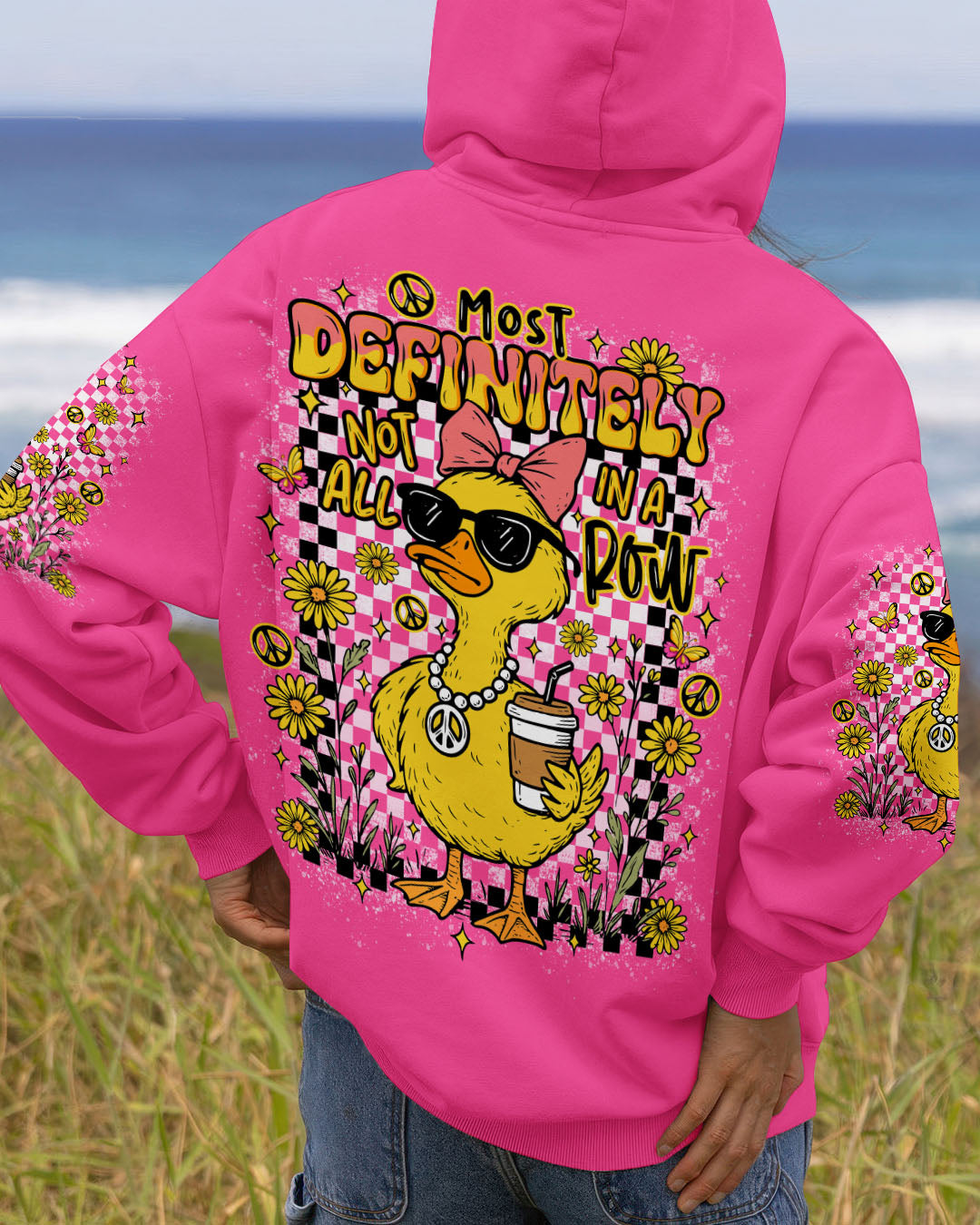 MOST DEFINITELY NOT ALL IN A ROW DUCK ALL OVER PRINT  - TLNO1108251