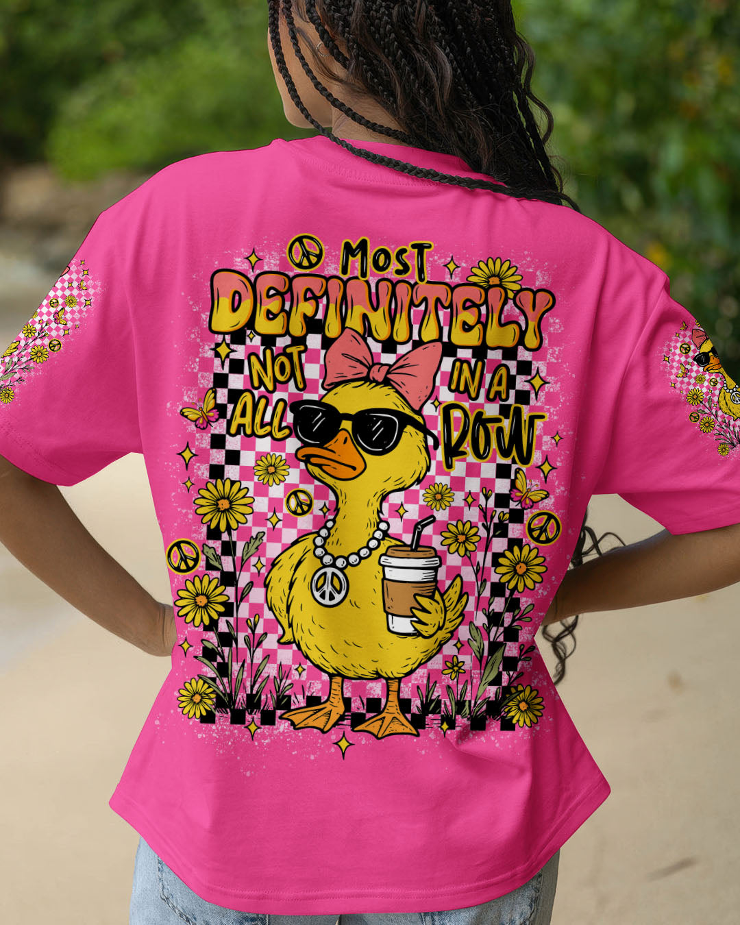 MOST DEFINITELY NOT ALL IN A ROW DUCK ALL OVER PRINT  - TLNO1108251