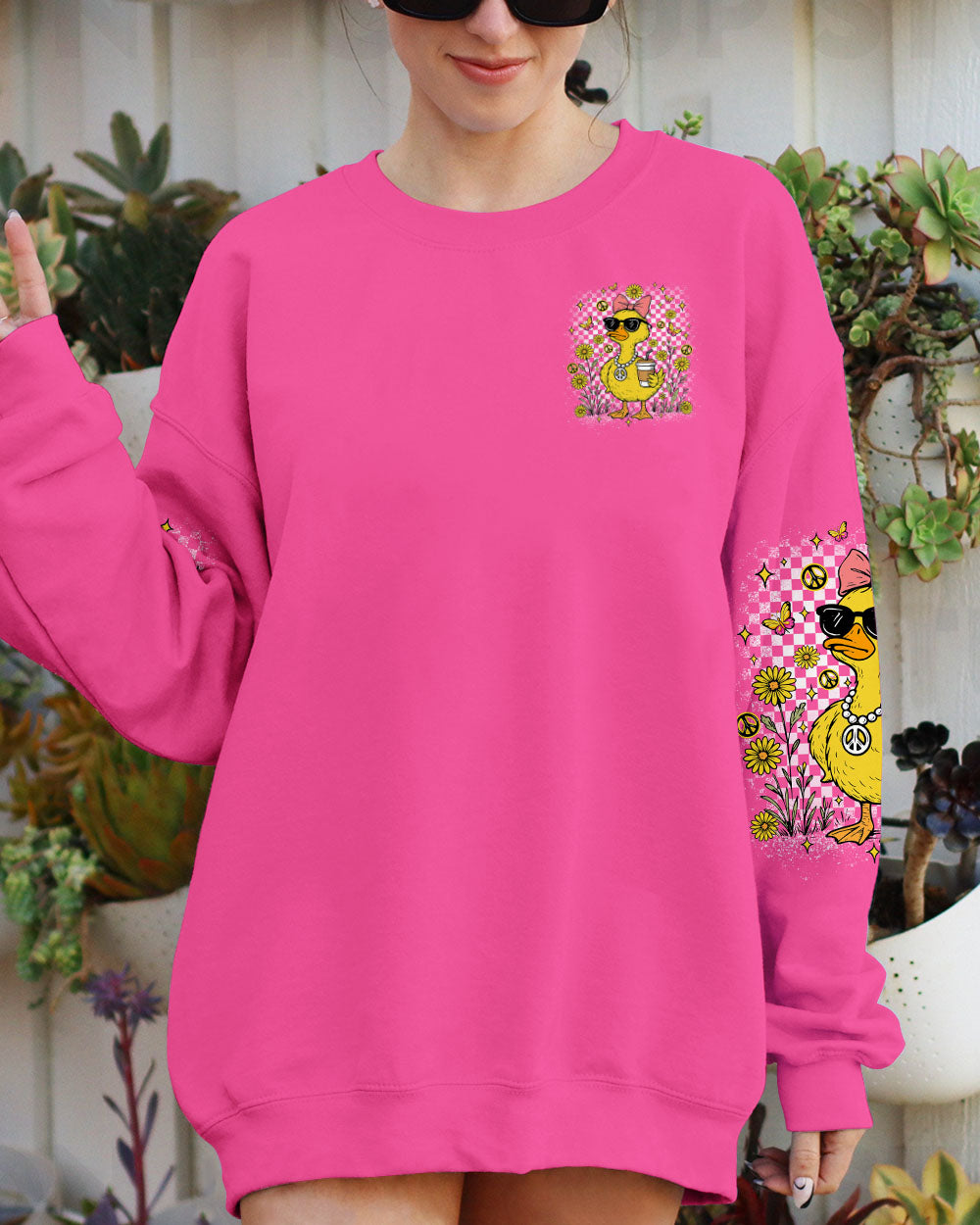 MOST DEFINITELY NOT ALL IN A ROW DUCK ALL OVER PRINT  - TLNO1108251