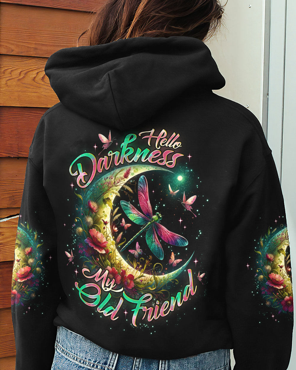 HELLO DARKNESS MY OLD FRIEND DRAGONFLY ALL OVER PRINT - TLNO1112231
