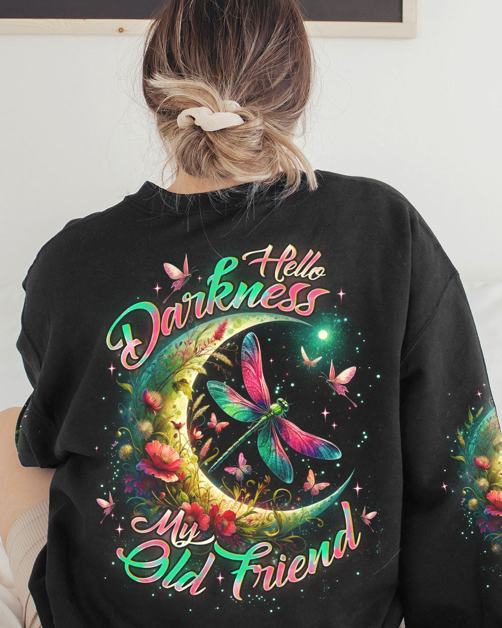 HELLO DARKNESS MY OLD FRIEND DRAGONFLY ALL OVER PRINT - TLNO1112231