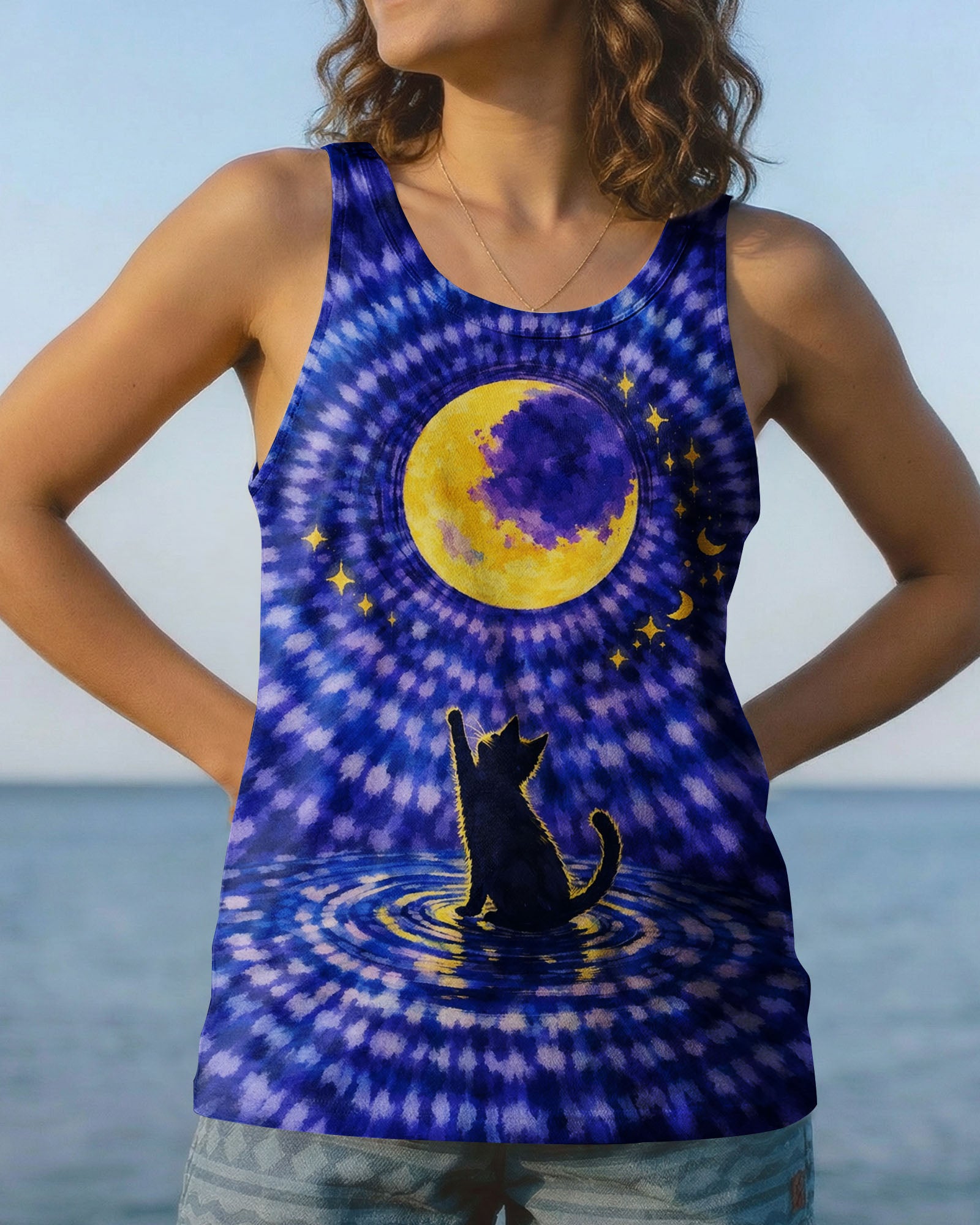 STAY WILD MOON CHILD  MOON CAT ALL OVER PRINT - TLNO1202261