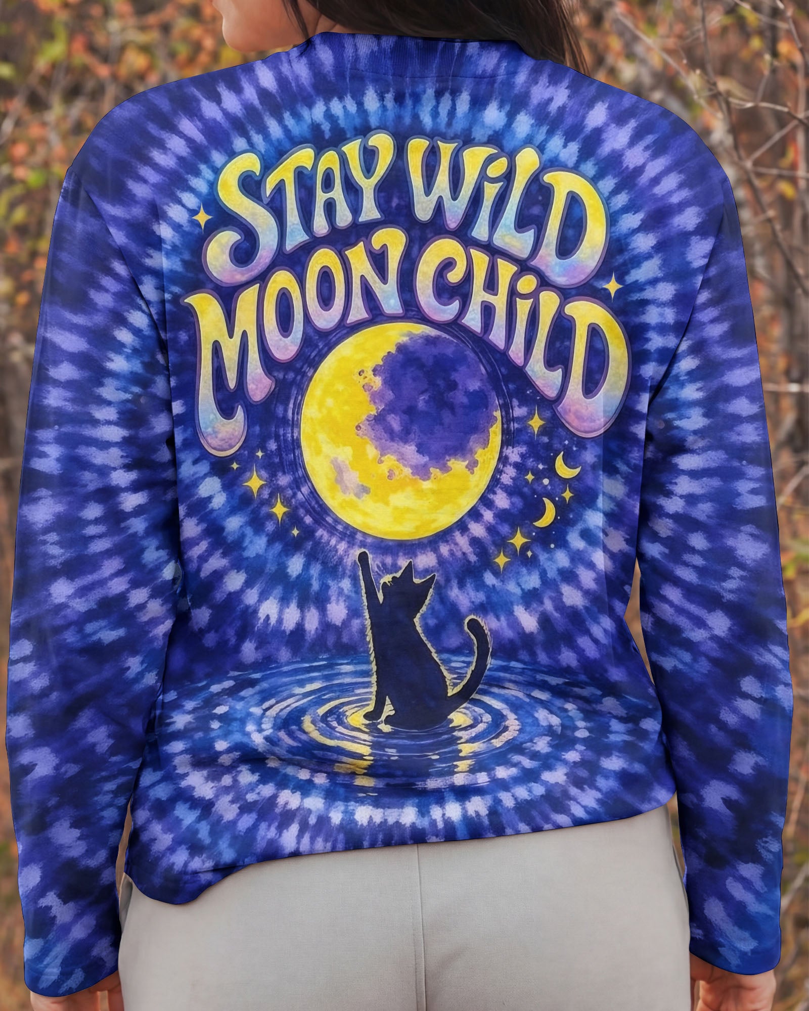 STAY WILD MOON CHILD  MOON CAT ALL OVER PRINT - TLNO1202261