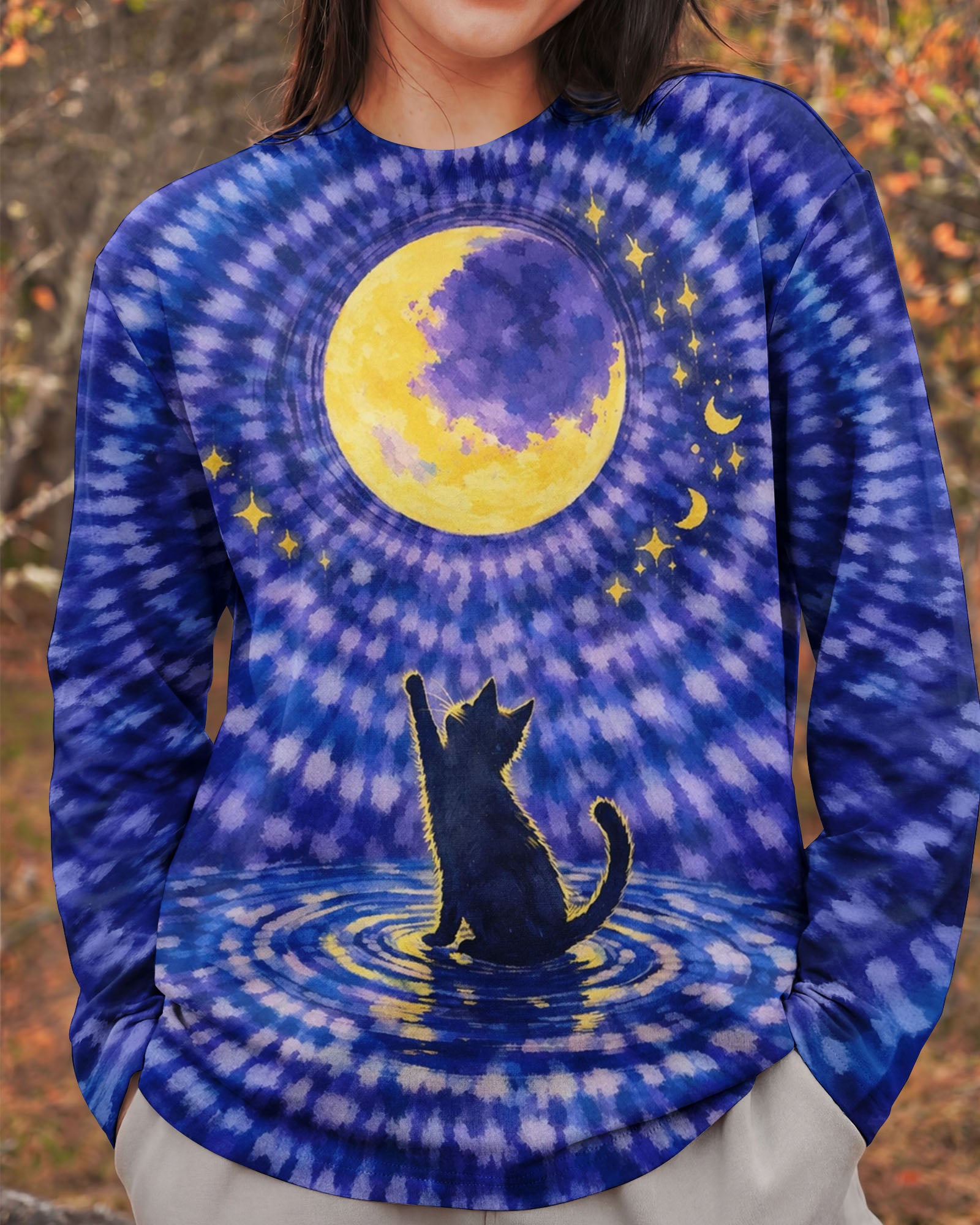 STAY WILD MOON CHILD  MOON CAT ALL OVER PRINT - TLNO1202261