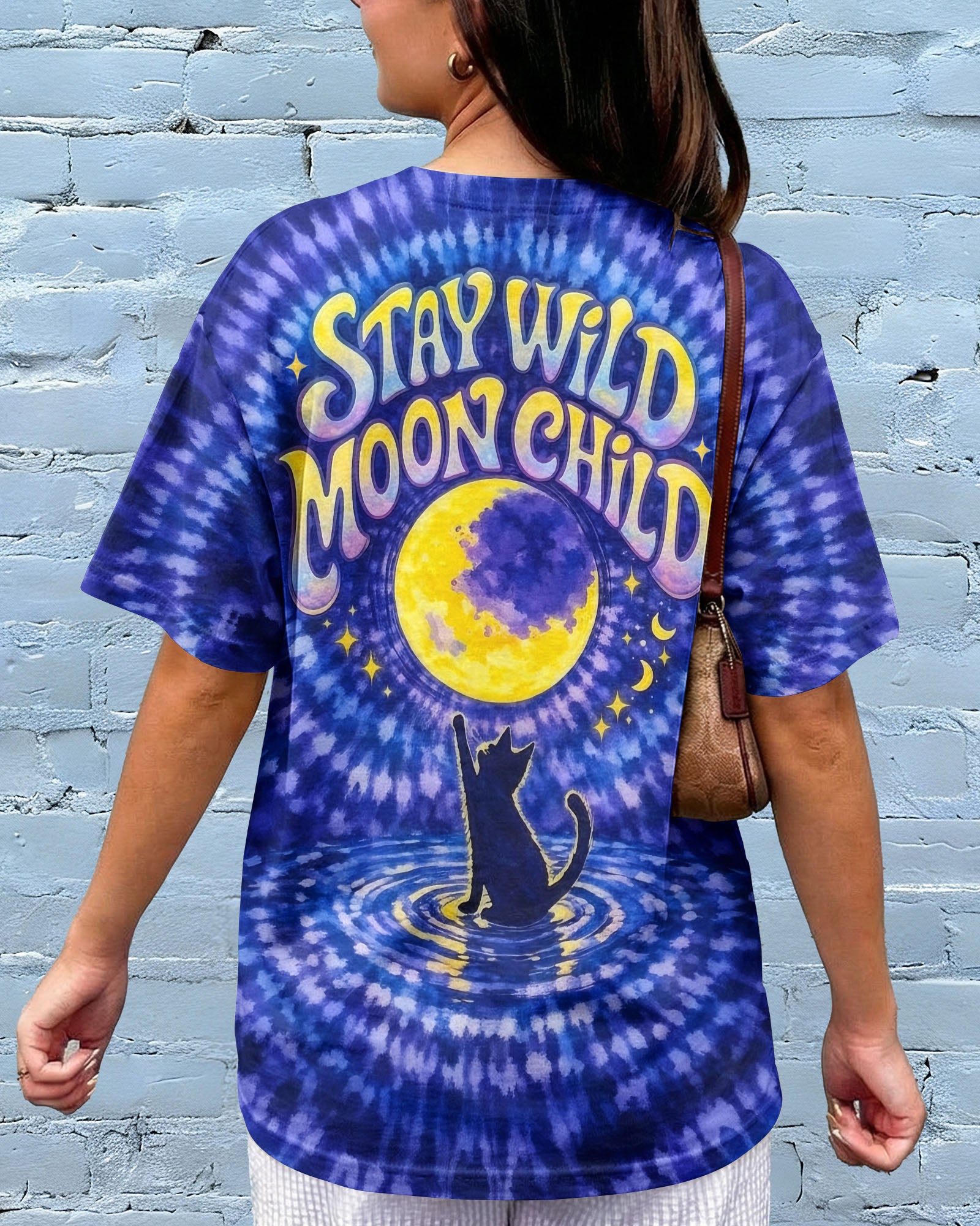 STAY WILD MOON CHILD  MOON CAT ALL OVER PRINT - TLNO1202261