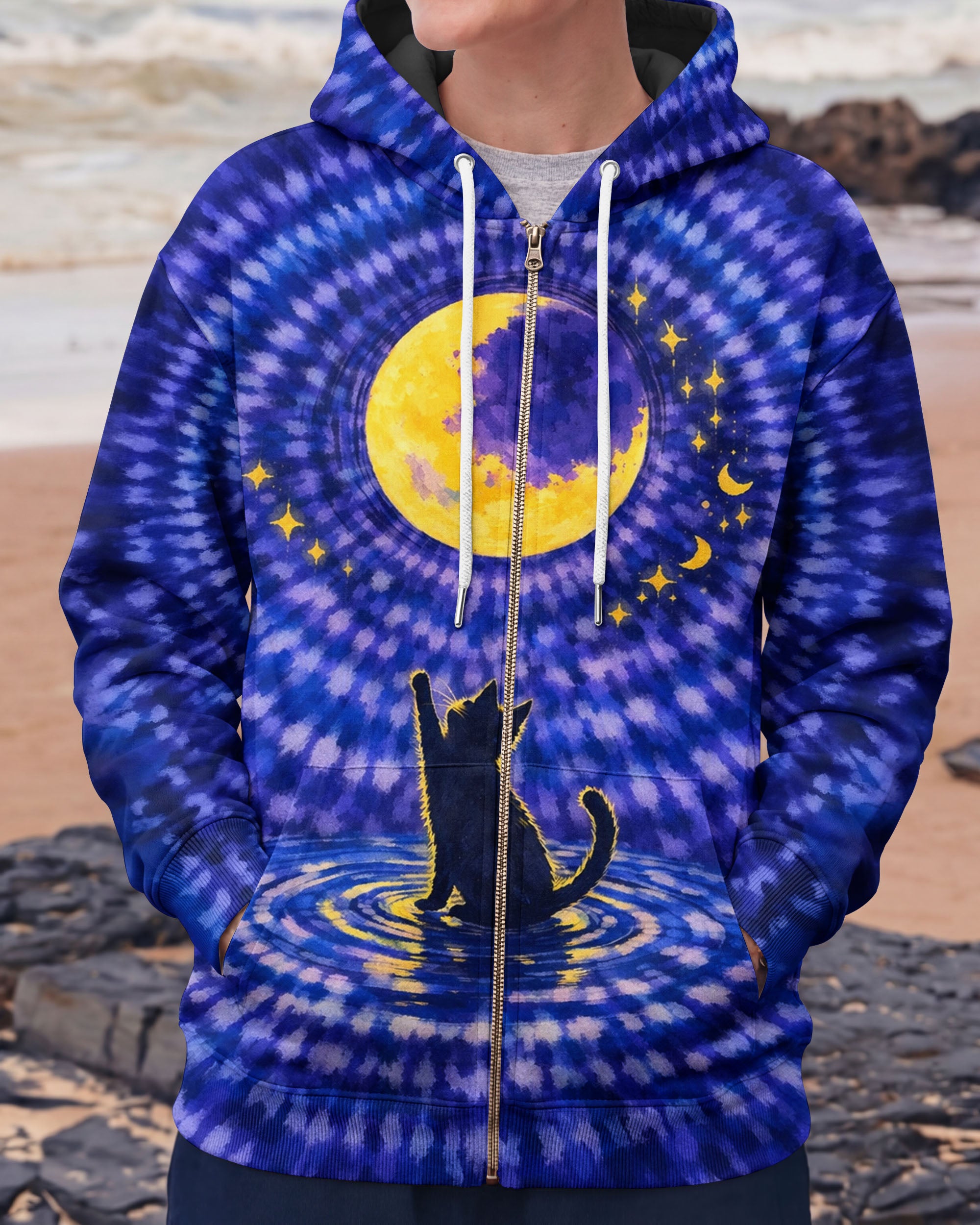 STAY WILD MOON CHILD  MOON CAT ALL OVER PRINT - TLNO1202261