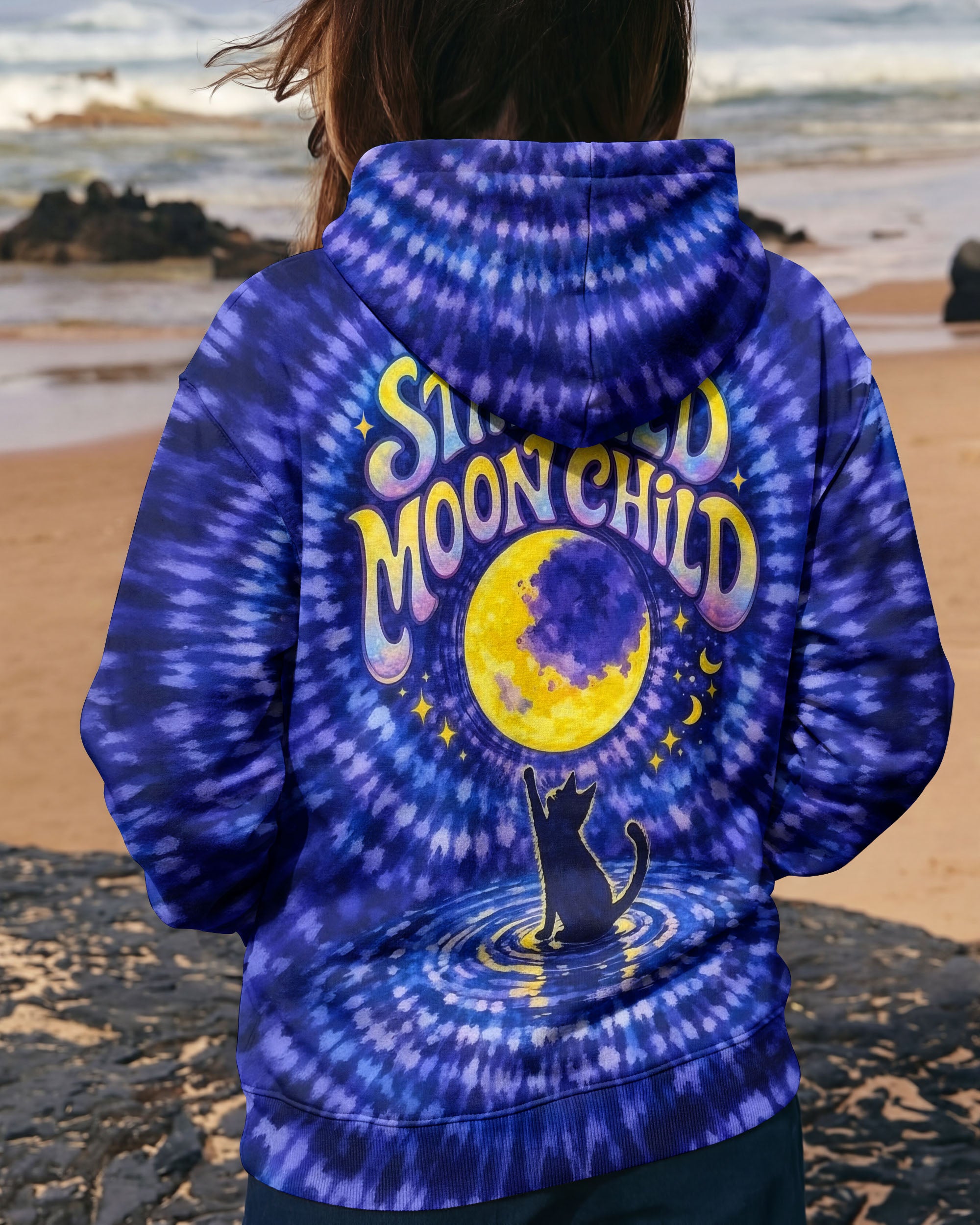 STAY WILD MOON CHILD  MOON CAT ALL OVER PRINT - TLNO1202261