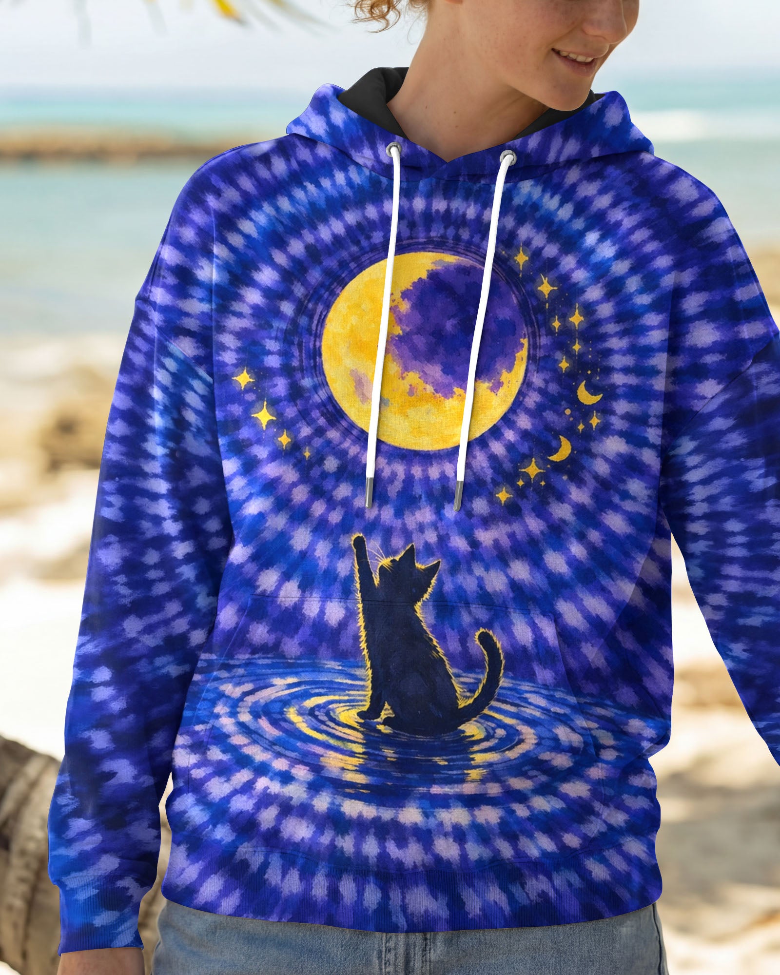 STAY WILD MOON CHILD  MOON CAT ALL OVER PRINT - TLNO1202261