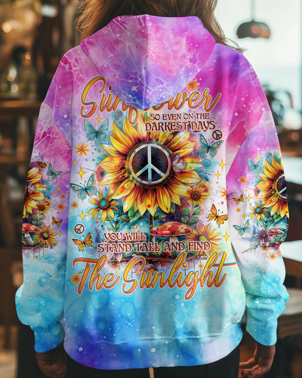 BE A SUNFLOWER ALL OVER PRINT - TLNO1208244