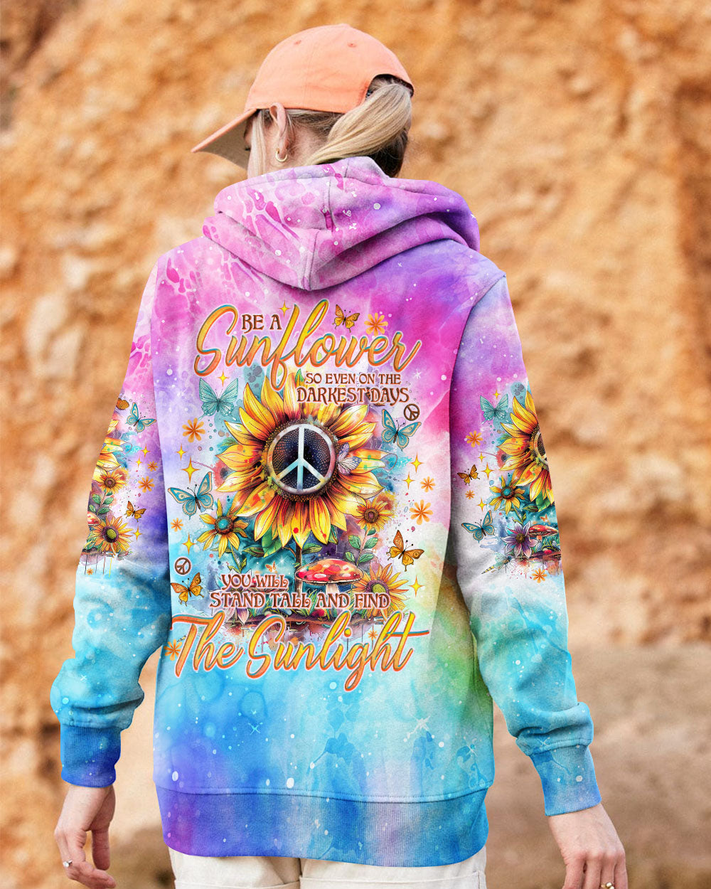 BE A SUNFLOWER ALL OVER PRINT - TLNO1208244
