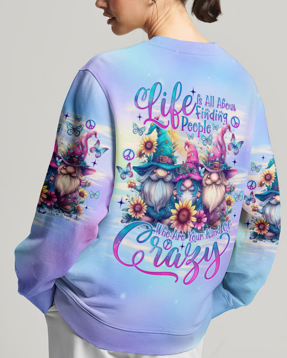 YOUR KIND OF CRAZY GNOME ALL OVER PRINT - TLNO1303244