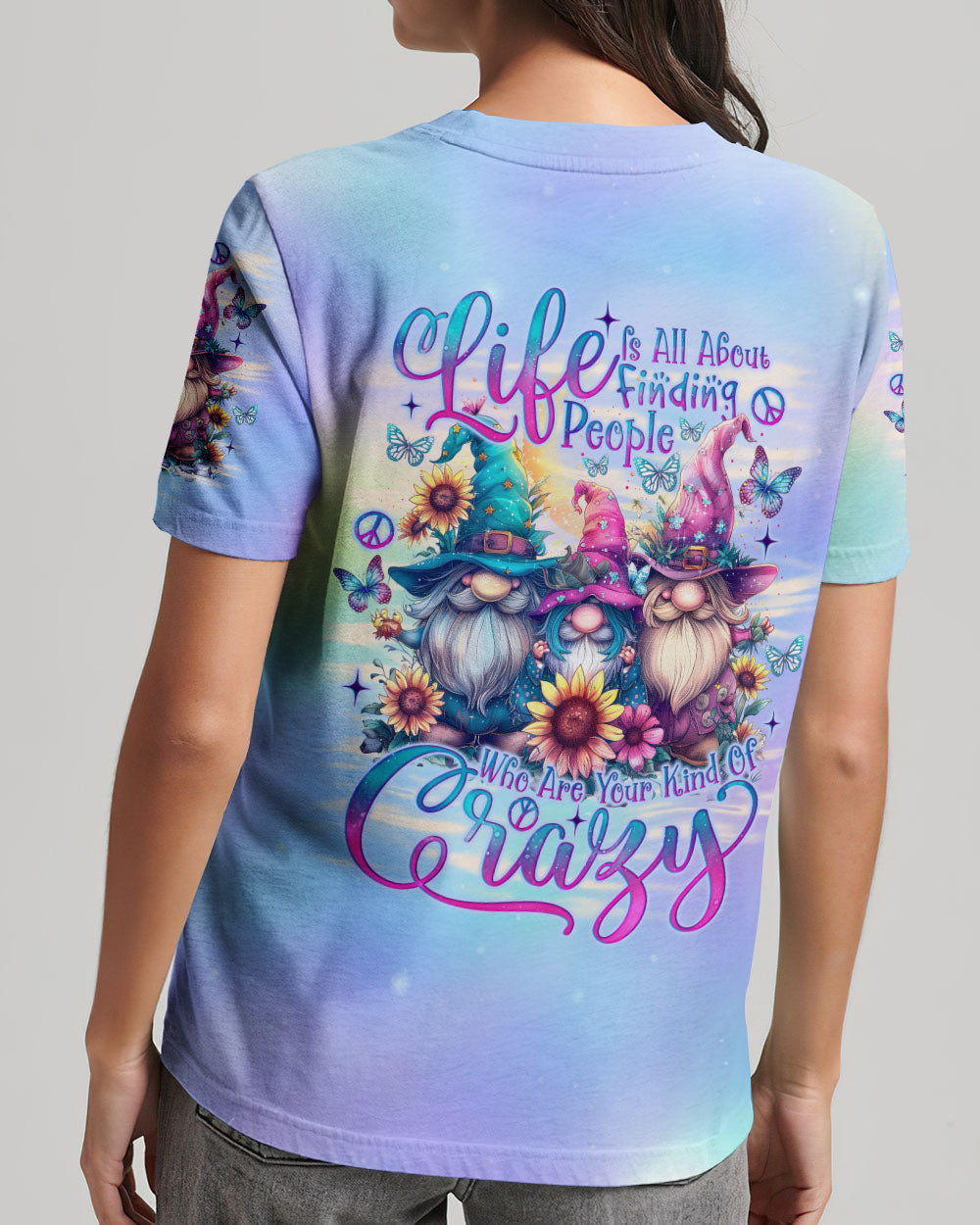 YOUR KIND OF CRAZY GNOME ALL OVER PRINT - TLNO1303244