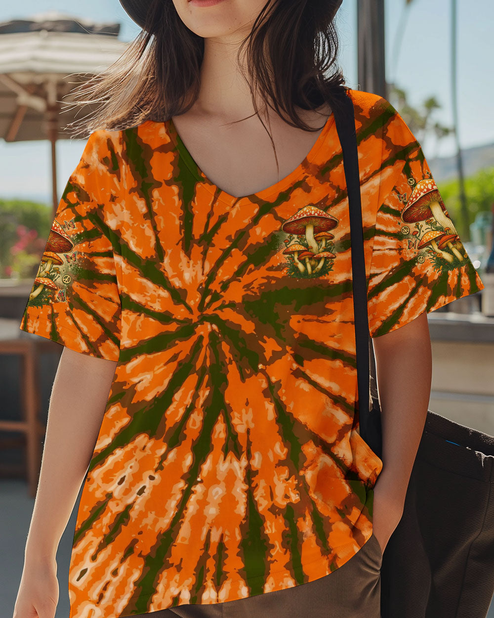 EAT MUSHROOMS SEE THE UNIVERSE TIE DYE ALL OVER PRINT - TLNO1310251