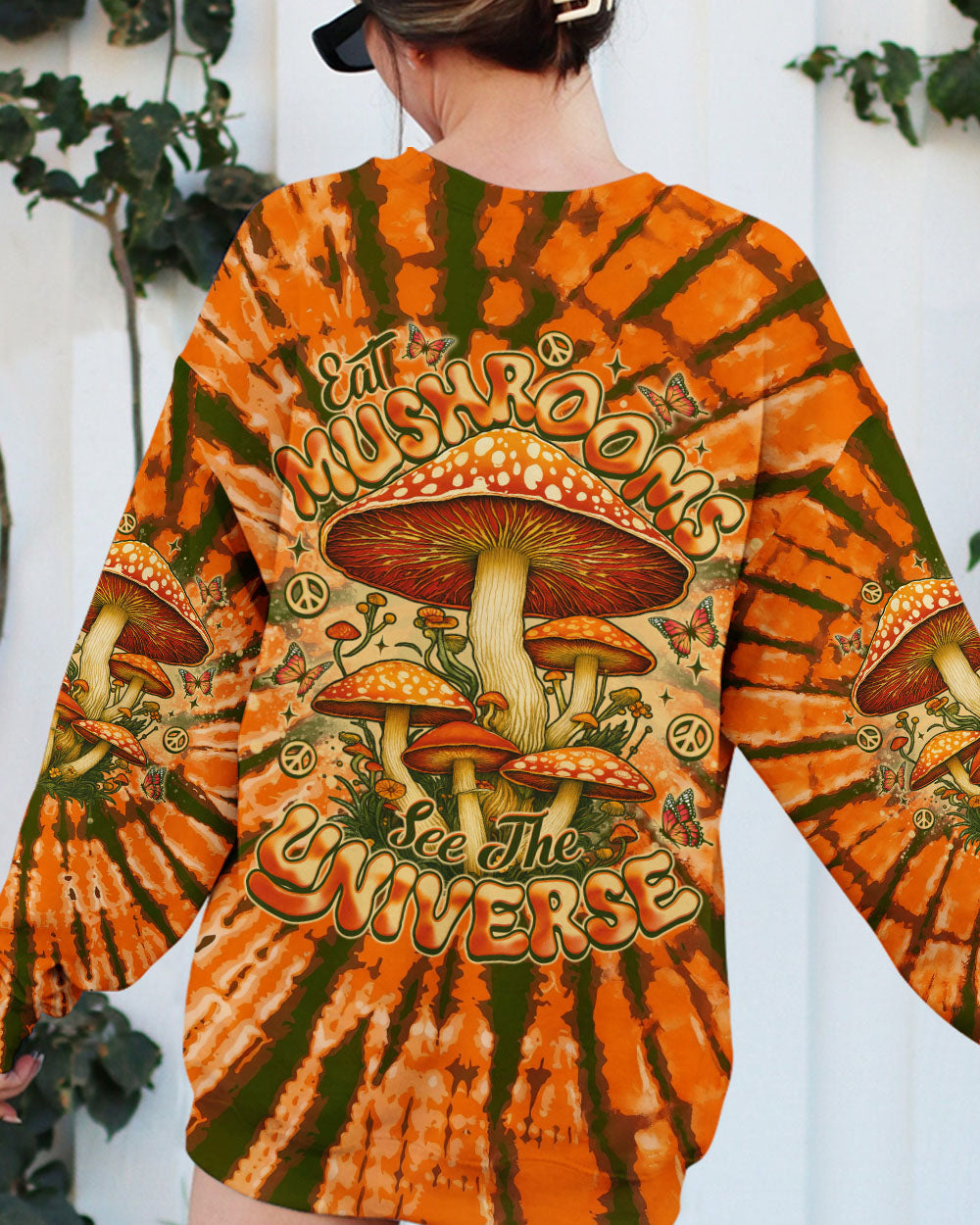 EAT MUSHROOMS SEE THE UNIVERSE TIE DYE ALL OVER PRINT - TLNO1310251
