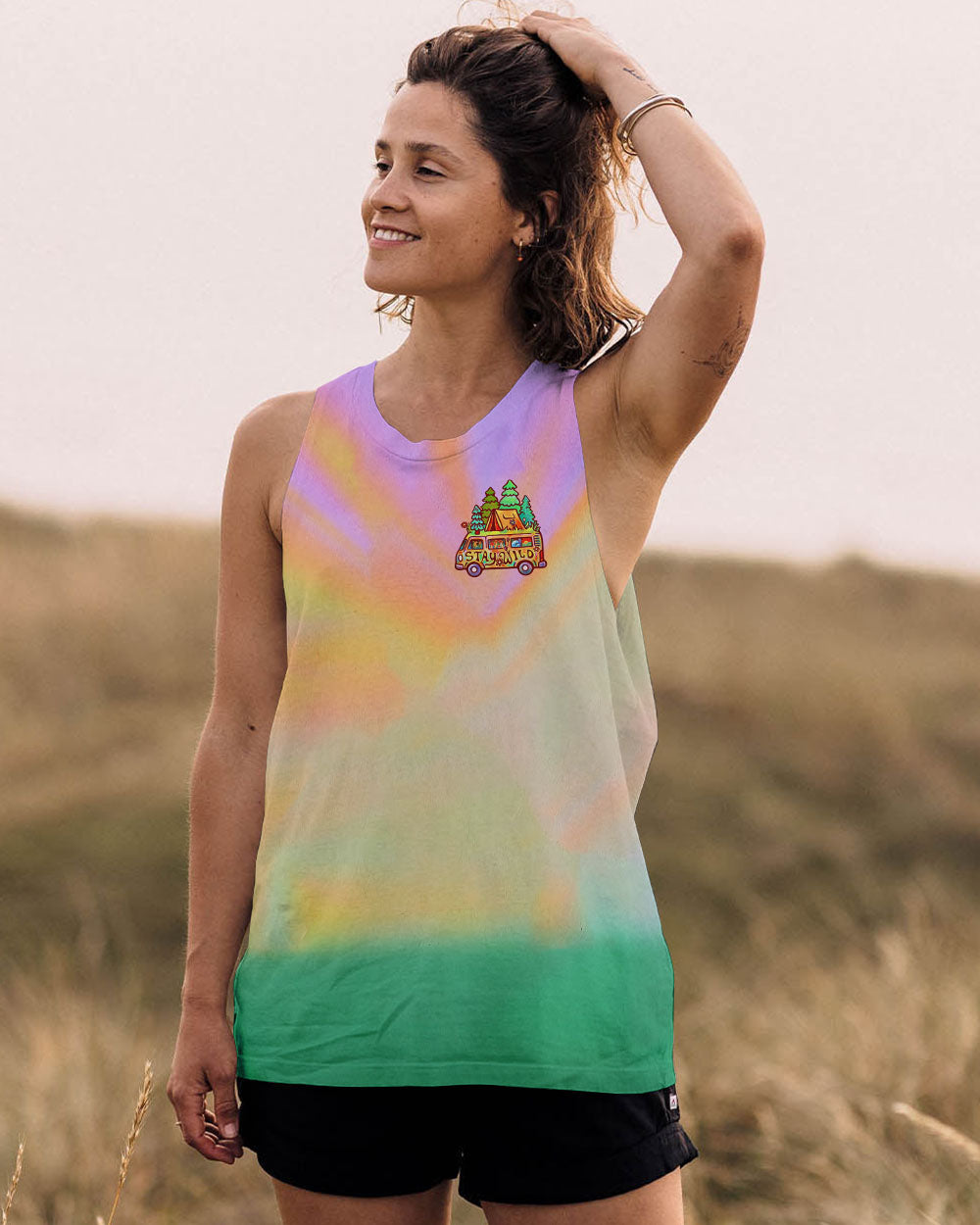 JUST KEEP ON CHILLING STAY WILD AND FREE BUS ALL OVER PRINT - TLNO1402251