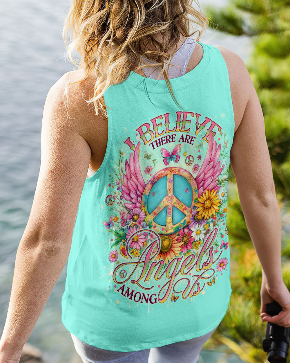 I BELIEVE THERE ARE ANGELS AMONG US WINGS ALL OVER PRINT - TLNO1504252