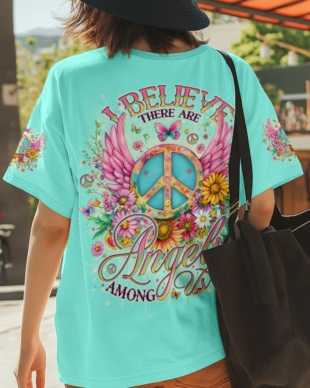 I BELIEVE THERE ARE ANGELS AMONG US WINGS ALL OVER PRINT - TLNO1504252