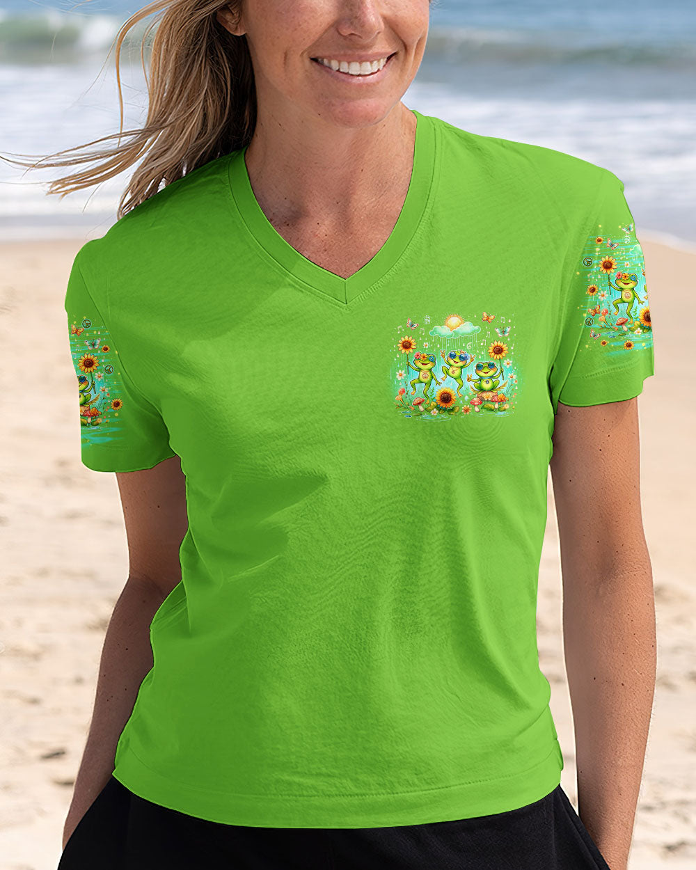 DANCE IN THE RAIN FROG ALL OVER PRINT  - TLNO1505253