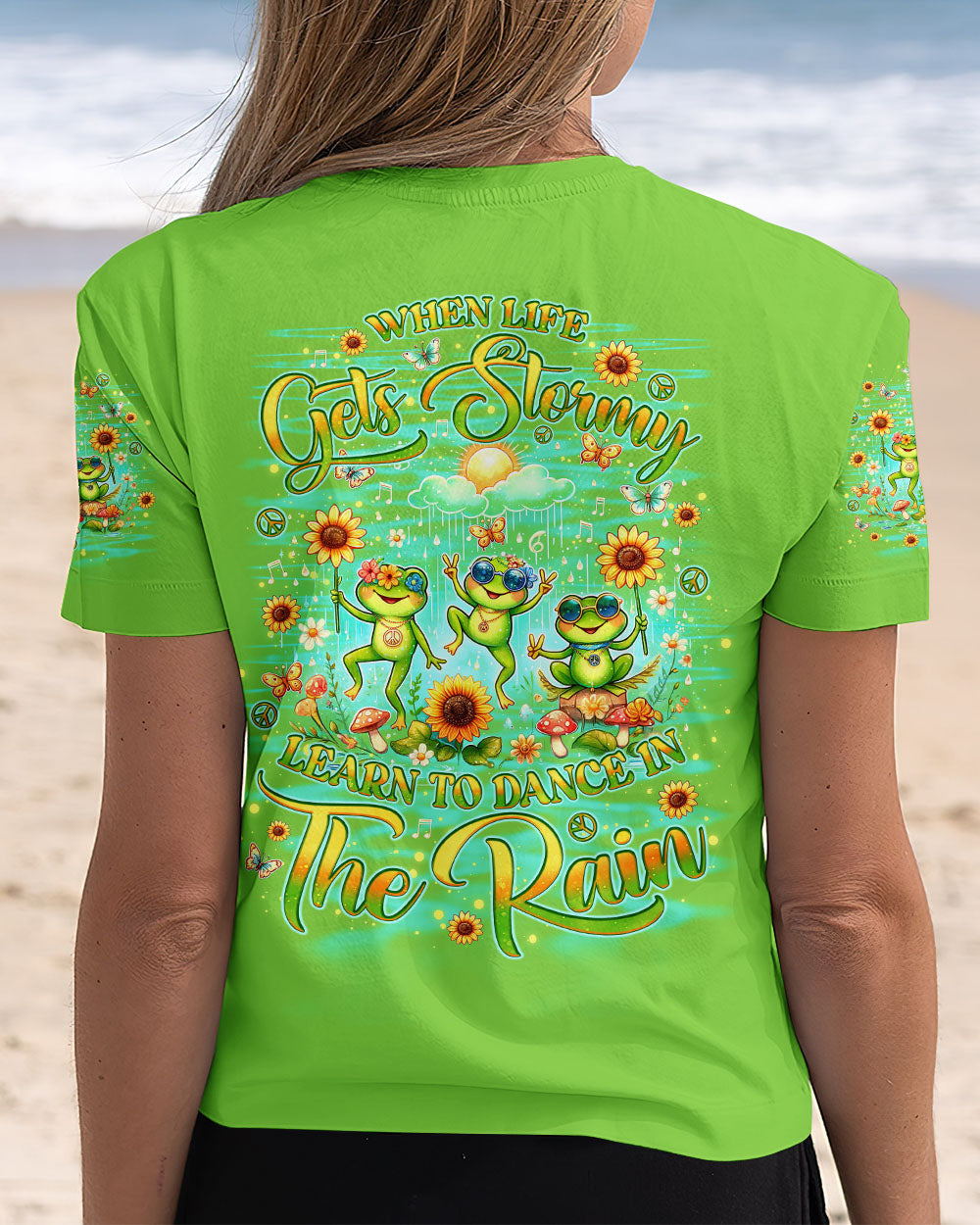 DANCE IN THE RAIN FROG ALL OVER PRINT  - TLNO1505253