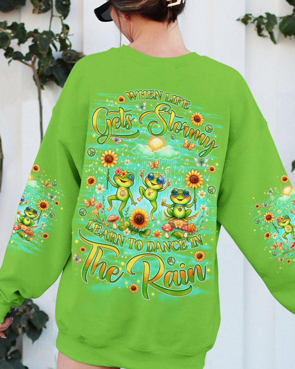 DANCE IN THE RAIN FROG ALL OVER PRINT  - TLNO1505253