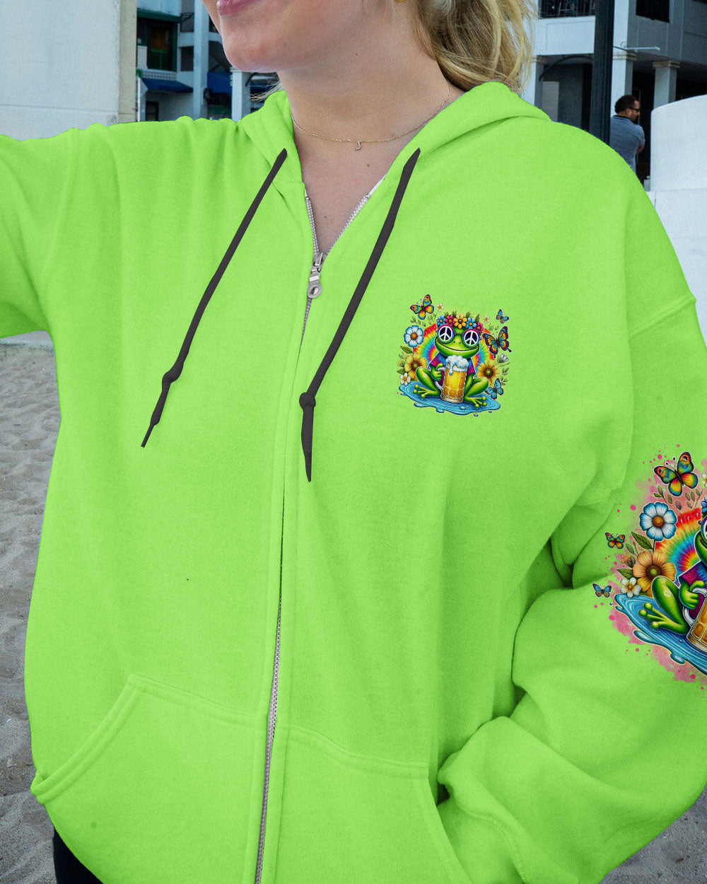 I'M JUST FANCY FROG ALL OVER PRINT - TLNO1607242