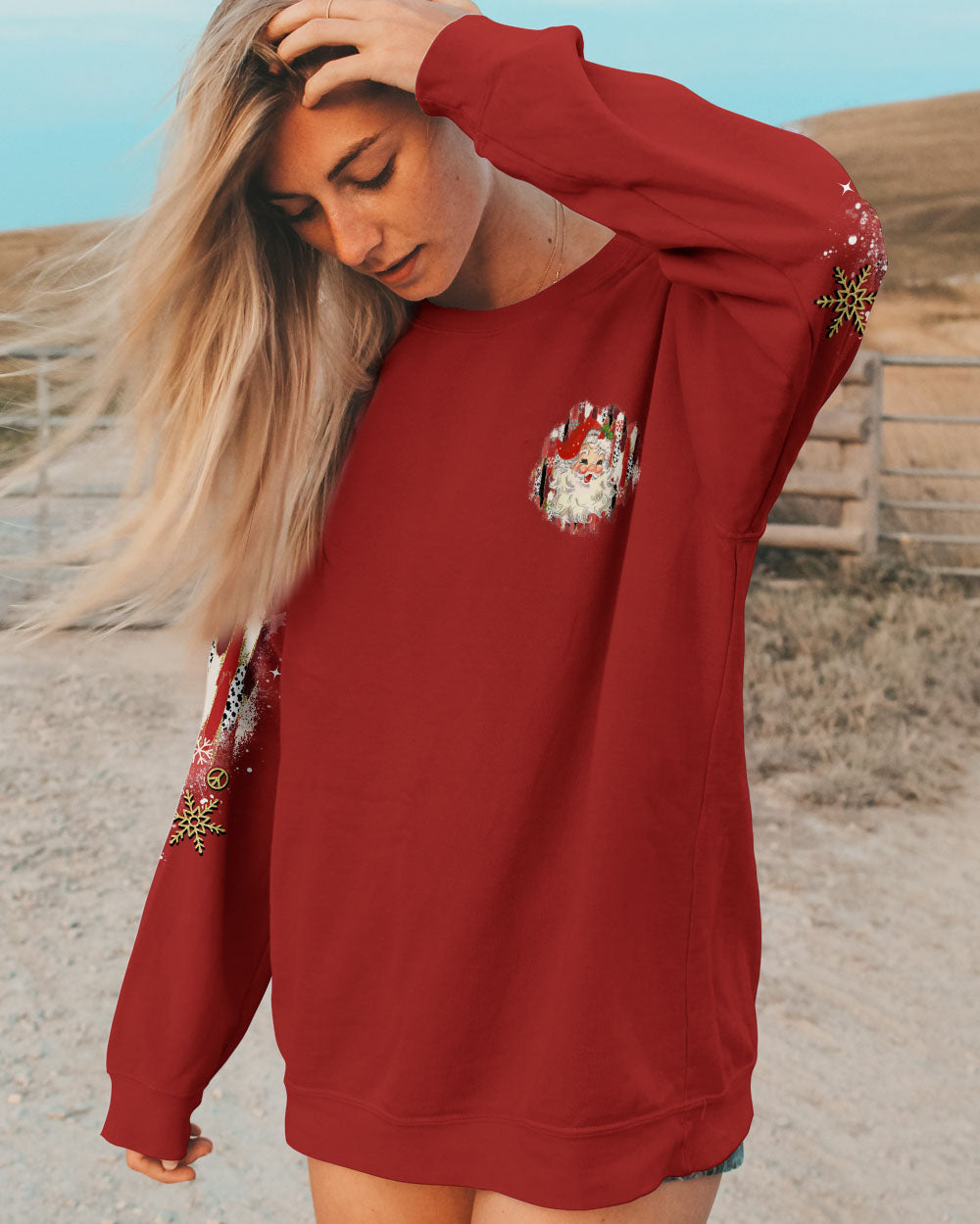 DON'T STOP BELIEVING CHRISTMAS ALL OVER PRINT - TLNO1611243